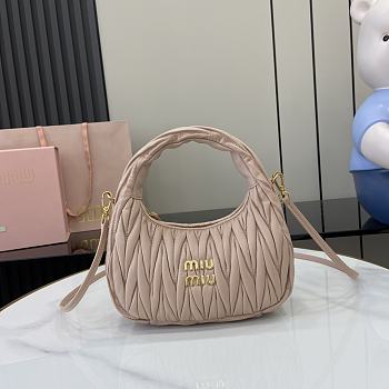 Kitlife Miu Miu Wander Bag Beige 20x6x17cm