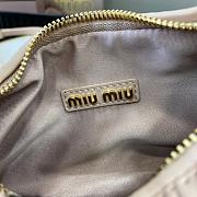 Kitlife Miu Miu Wander Bag Beige 20x6x17cm - 2