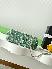 Kitlife Chanel 25S CF Green Sequin Bag AS4561 14x21x8cm - 6