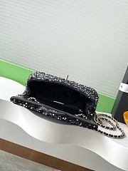 Kitlife Chanel 25S CF Black Sequin Bag AS4561 14x21x8cm - 6