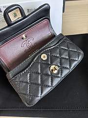 Kitlife Chanel Classic Mini Bag with Hook Lambskin Black 8x12.5x5cm - 4