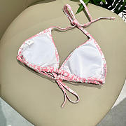 Kitlife Dior Classic Bikini Dark Pink & White - 4