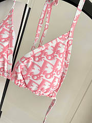 Kitlife Dior Classic Bikini Dark Pink & White - 6