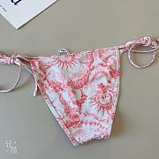Kitlife Dior One-piece Swimsuit White & Pink - 3