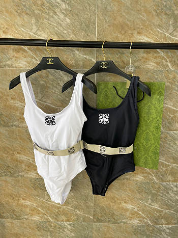 Kitlife Loewe Swimsuit White / Black