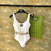 Kitlife Loewe Swimsuit White / Black - 3
