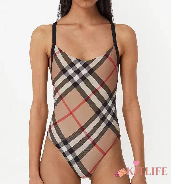 Kitlife Burberry Swimsuit Beige  - 1