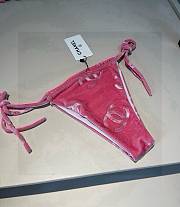 Kitlife Chanel Corduroy Classic Bikini Pink - 6