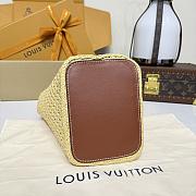 Kitlife Louis Vuitton All In BB Bag Raffia Beige M14217 16x18x12cm - 6