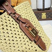 Kitlife Louis Vuitton All In BB Bag Raffia Beige M14217 16x18x12cm - 2