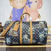 Kitlife Louis Vuitton Keepall Bandoulière 50 Bag Blue Marine N00227 50x29x23cm - 1