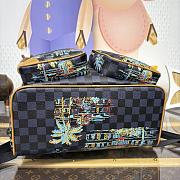 Kitlife Louis Vuitton Montsouris Cargo Backpack Blue Marine N40755 34x17x40cm - 4