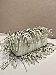 Kitlife Prada Galleria Tassel Bag White Leather 1BA457 30x14x10.5cm - 3