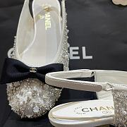 Kitlife Chanel 2025 Diamond White Slingbacks - 6