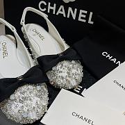 Kitlife Chanel 2025 Diamond White Slingbacks - 4