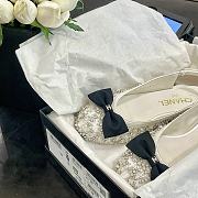 Kitlife Chanel 2025 Diamond White Slingbacks - 2