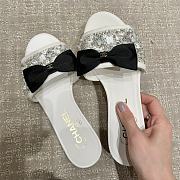 Kitlife Chanel 2025 Diamond White Slides - 5