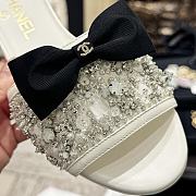 Kitlife Chanel 2025 Diamond White Slides - 4