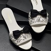 Kitlife Chanel 2025 Diamond White Slides - 2