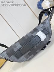 Kitlife Louis Vuitton Rush Waist Bag Black M14920 15x8x30cm - 4