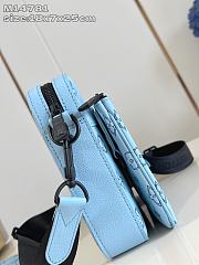 Kitlife Louis Vuitton Trio Messenger Bag Light Blue M14781 18.5x7x25cm - 4
