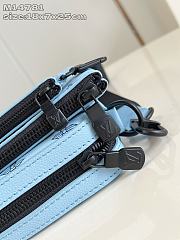 Kitlife Louis Vuitton Trio Messenger Bag Light Blue M14781 18.5x7x25cm - 2