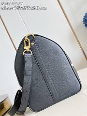 Kitlife Louis Vuitton Keepall Bandoulière 45 Bag Black & Beige M46670 45x27x20cm - 6