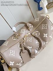 Kitlife Louis Vuitton Keepall Bandoulière 45 Bag Grey & Beige M46670 45x27x20cm - 5