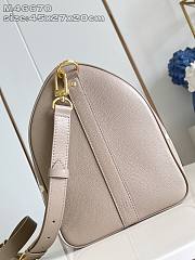 Kitlife Louis Vuitton Keepall Bandoulière 45 Bag Grey & Beige M46670 45x27x20cm - 3