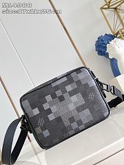 Kitlife Lousi Vuitton Nil Messenger Bag Black M14988 17.5x11x25cm  - 4