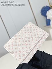 Kitlife Louis Vuitton Card Holder Beige & White M25750 7x0.5x11cm  - 4
