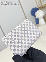 Kitlife Louis Vuitton Rosalie Coin Purse White & Blue M25745 11x8x2.5cm - 5