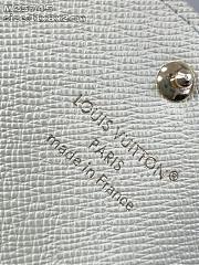 Kitlife Louis Vuitton Rosalie Coin Purse White & Blue M25745 11x8x2.5cm - 4
