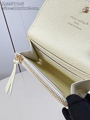 Kitlife Louis Vuitton Rosalie Coin Purse White & Blue M25745 11x8x2.5cm - 2