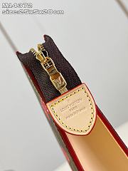 Kitlife Louis Vuitton x TM Toiletry Pouch Brown Cherry M14372 25x5.5x20cm - 6