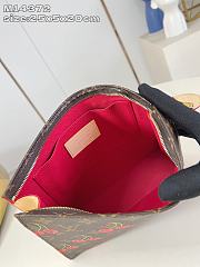 Kitlife Louis Vuitton x TM Toiletry Pouch Brown Cherry M14372 25x5.5x20cm - 3