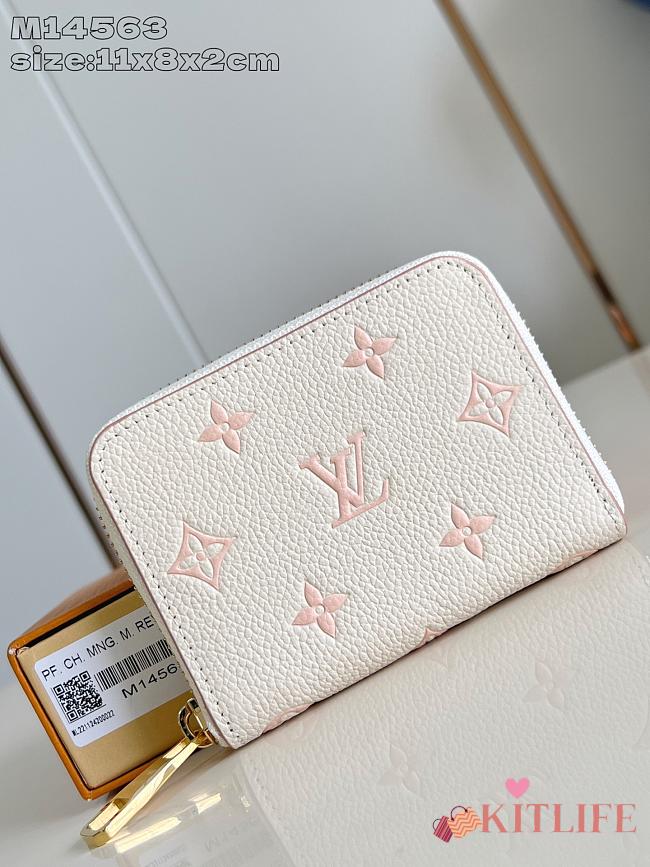 Kitlife Louis Vuitton Zippy Coin Purse Beige & White M14563 11x8.5x2cm  - 1