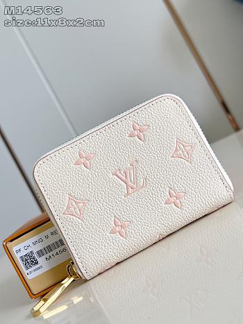 Kitlife Louis Vuitton Zippy Coin Purse Beige & White M14563 11x8.5x2cm 