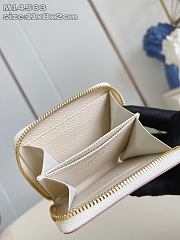 Kitlife Louis Vuitton Zippy Coin Purse Beige & White M14563 11x8.5x2cm  - 4