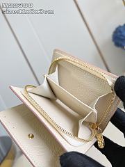 Kitlife Louis Vuitton Cléa Wallet White & Beige M14563 11x8.5x2cm - 5