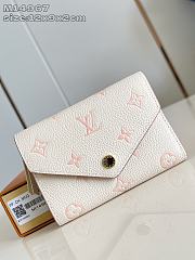 Kitlife Louis Vuitton Victorine Wallet White & Beige M14967 12x9.5x2.5cm - 1