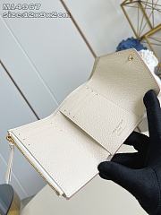 Kitlife Louis Vuitton Victorine Wallet White & Beige M14967 12x9.5x2.5cm - 6