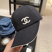 Kitlife Chanel Baseball Cap Black White Logo - 6