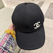 Kitlife Chanel Baseball Cap Black White Logo - 5