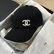 Kitlife Chanel Baseball Cap Black White Logo - 4