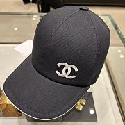 Kitlife Chanel Baseball Cap Black White Logo - 2