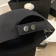 Kitlife Chanel Baseball Cap Black White Logo - 3