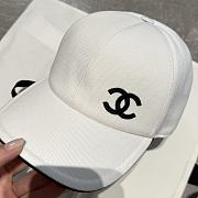 Kitlife Chanel Baseball Cap White Black Logo - 1