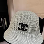 Kitlife Chanel 25P Bucket Hat White Black Logo - 5