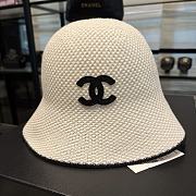 Kitlife Chanel 25P Bucket Hat White Black Logo - 4